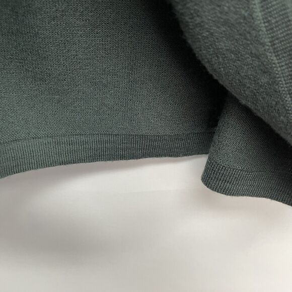 Gett Women's Straight Pencil Skirt Medium Green 100% Wool - Picture 5 of 7